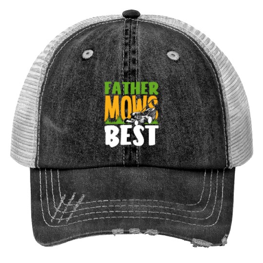Landscaper Gardener Dad Lawn Mowing Trucker Hats