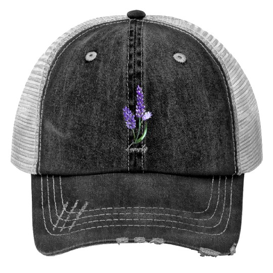 Lavender Flowers, Keen Gardner, Flower lover Trucker Hats