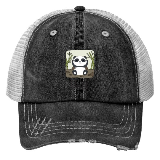 Chill Panda Trucker Hats