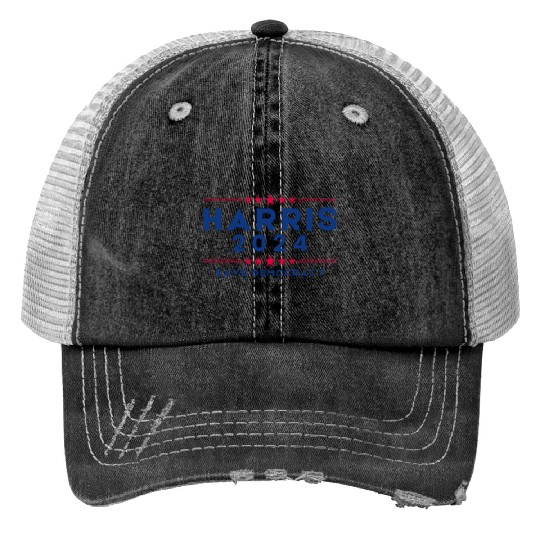 Harris For President 2024 Save democracy Trucker Hats