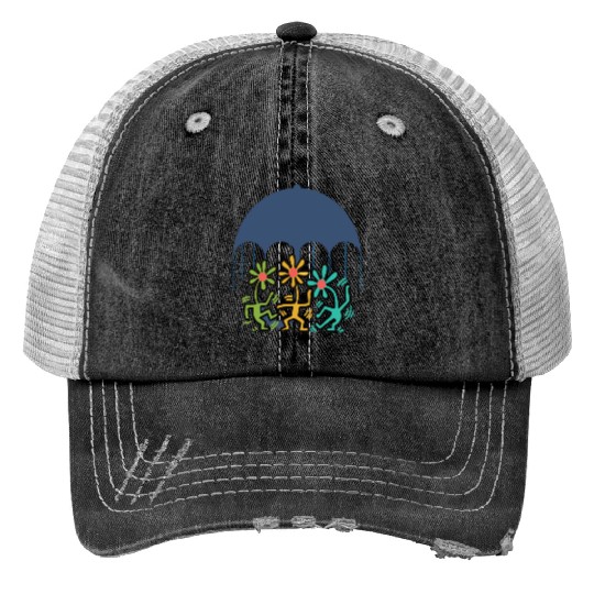 people dance flower Trucker Hats