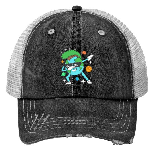 Dabbing Earth Geoscience For Earth Science Teacher Trucker Hats