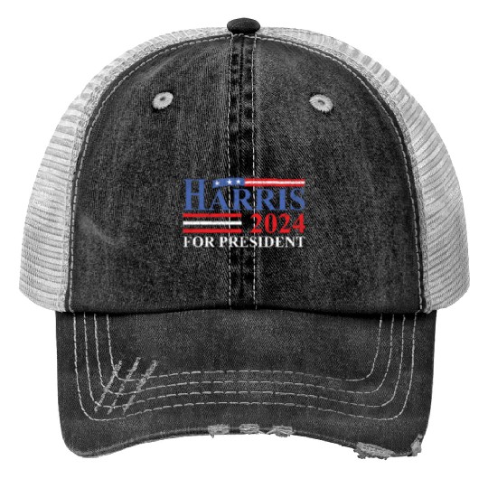 Kamala Harris 2024 For President Election Campaign Trucker Hats