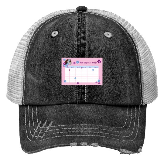 Timetable for Kids - Pony Flowers pink - French Trucker Hats