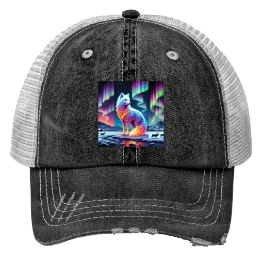 arctic fox Trucker Hats