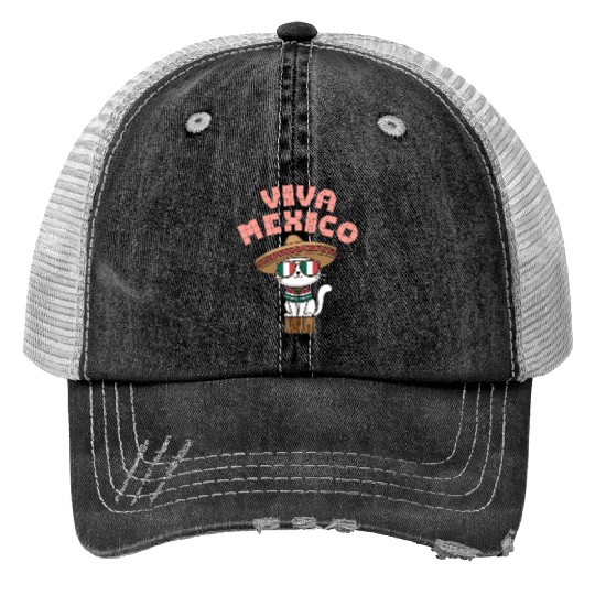 Viva Mexico Celebrate Hispanic Heritage Month Trucker Hats