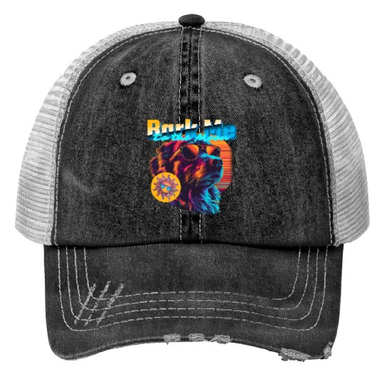 Funny "Bark Me To The Moon" Trucker Hats