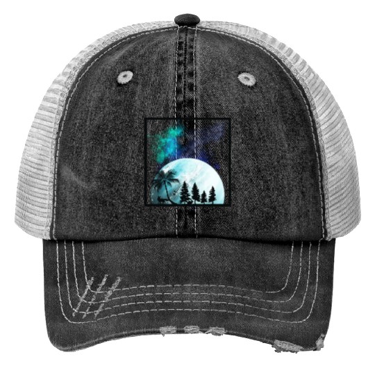 fox and rabbit in forest Trucker Hats