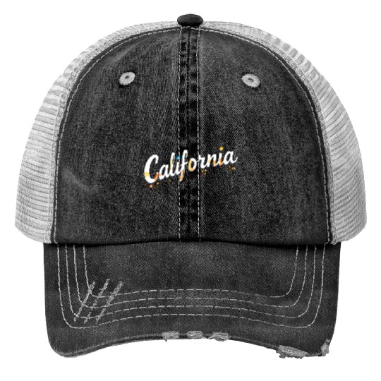 California Golden State gift Trucker Hats