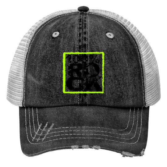 100 % Percent Rock Heavy Metal Music Text Logo Trucker Hats