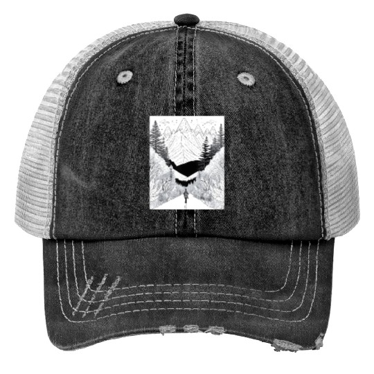 Journey into the Wilderness Trucker Hats