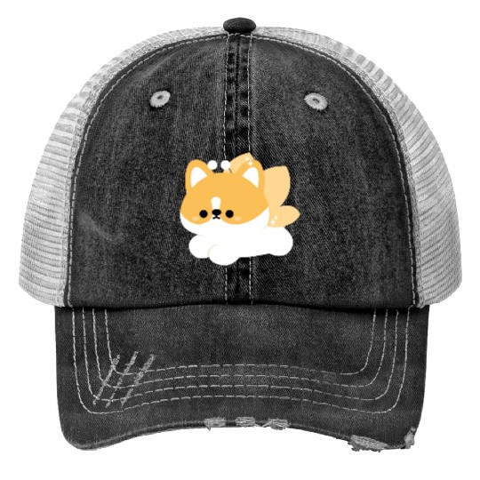 Fairy Corgi Trucker Hats