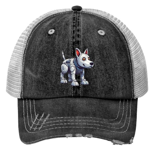 Robot Dog Trucker Hats
