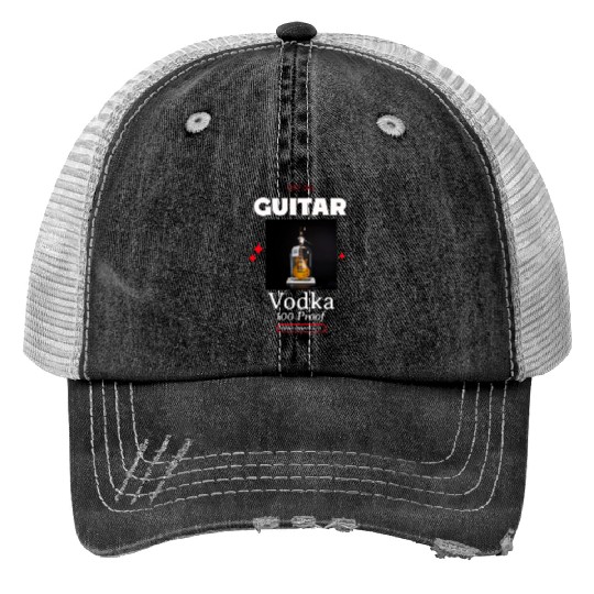 Guitar Vodka Trucker Hats