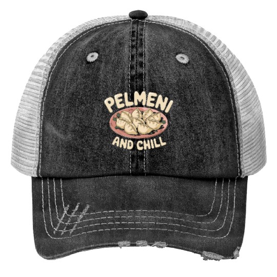 Pelmeni Dumpling Russian Comfort Food Trucker Hats