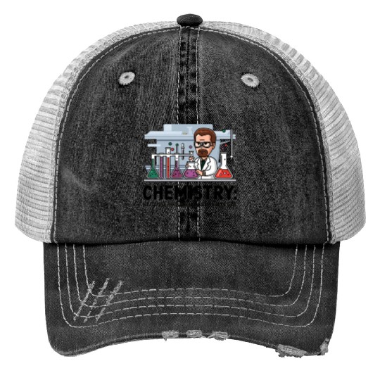 Chemistry Because Breaking Bad is Illegal Science Trucker Hats