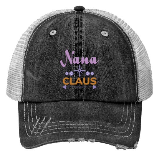 Nana Claus Trucker Hats