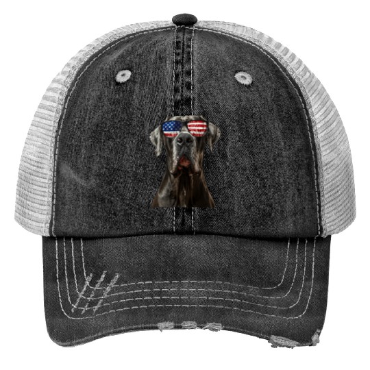 Great Dane Trucker Hats