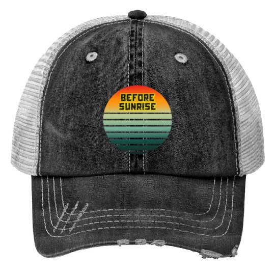 Before Sunrise Scenic Art Design Trucker Hats