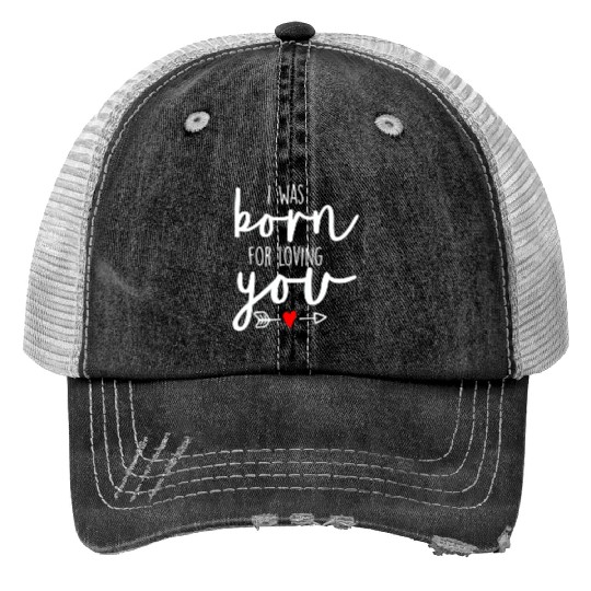 Bride Born For Loving You Bride To Be Engagement Trucker Hats