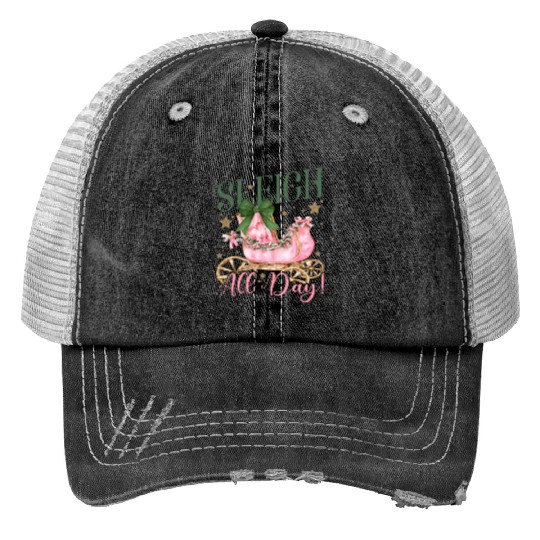 Sleigh All Day Trucker Hats