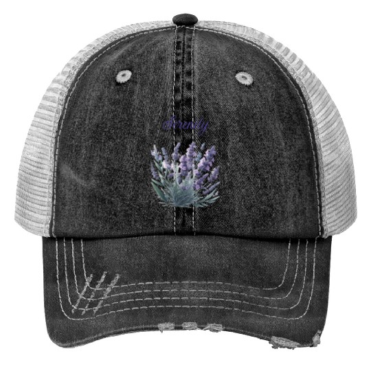 Lavender Serenity: A Symbol of Peace Trucker Hats