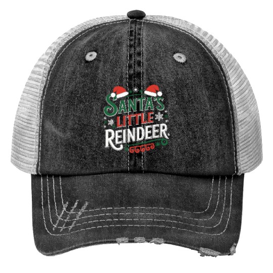 little reindeer Trucker Hats