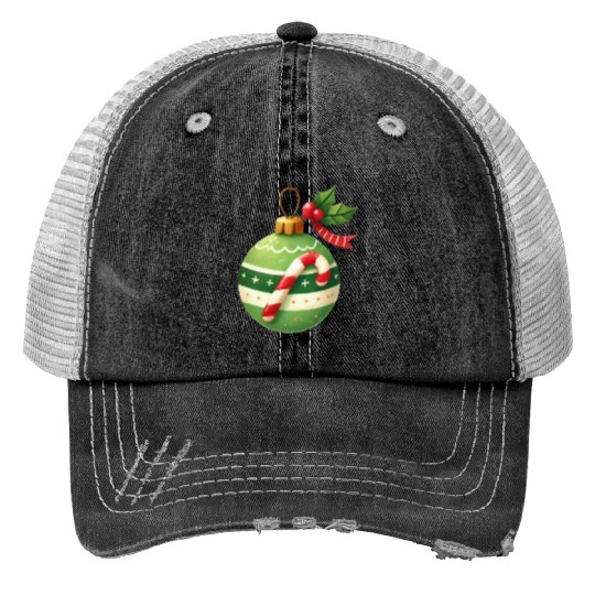 Merry Christmas, Christmas Coquette Bow Trucker Hats