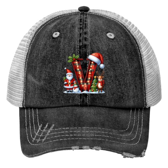 Merry Christmas, Christmas Retro Trucker Hats