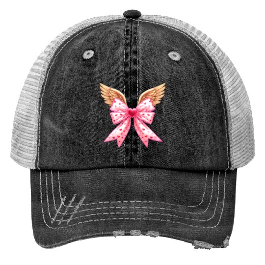 Cupid Bow, Valentine Retro Trucker Hats