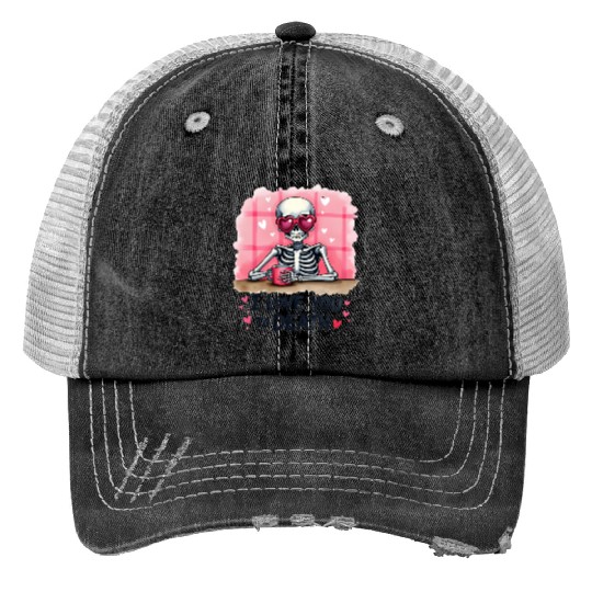 Valentines Retro, Valentine Day Trucker Hats