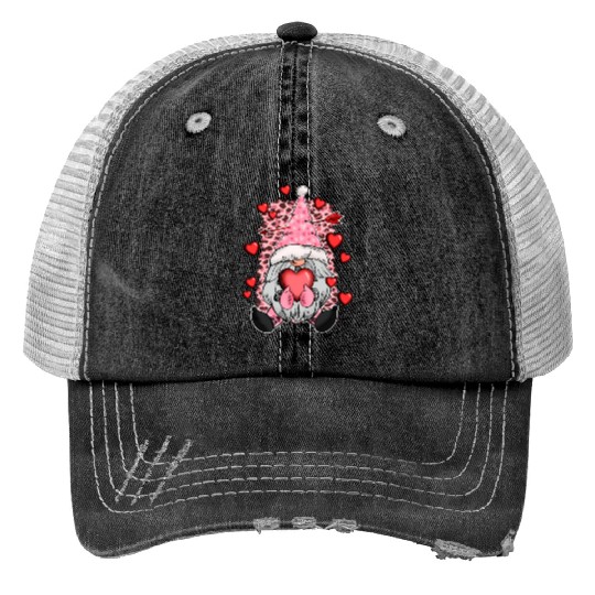 Gnomes Valentines Revelin Trucker Hats