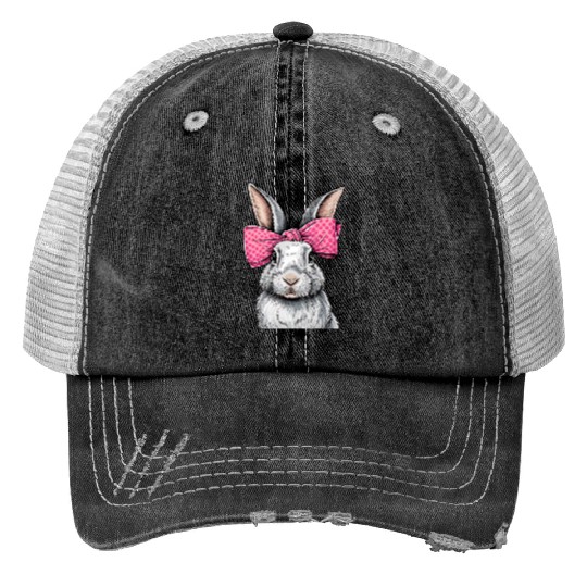 Happy Easter Bunny, Easter Day Trucker Hats