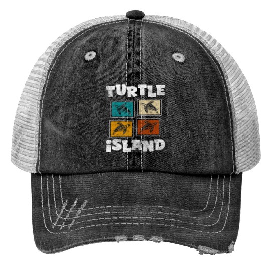 Turtle Nature Old Slow Trucker Hats
