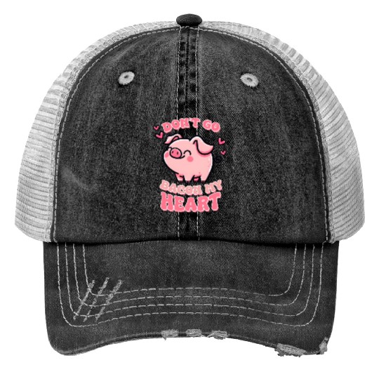 Valentines Day, Retro Valentine, Coquete Valentine Trucker Hats
