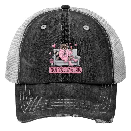 Valentines Day, Retro Valentine, Coquete Valentine Trucker Hats