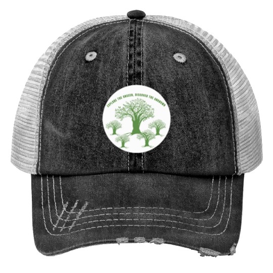 Green Tree Environmentalism Advocacy Trucker Hats