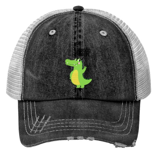Crocodile Meme Croco There Cello There Hello There Trucker Hats