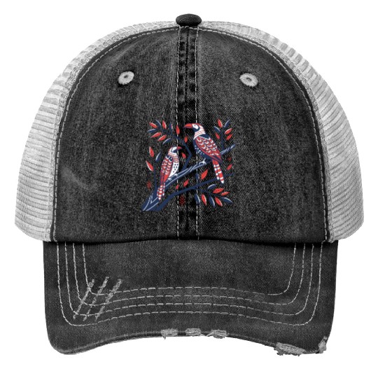 birds Trucker Hats