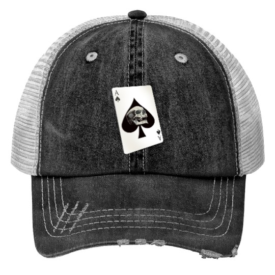 Ace Skull Trucker Hats