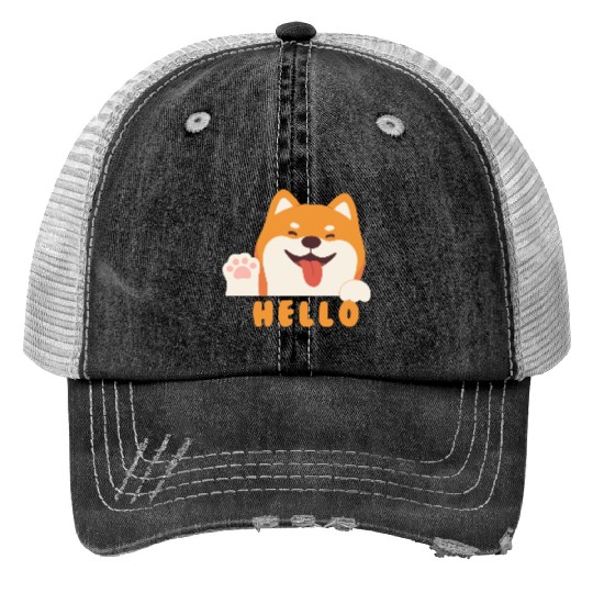 Trucker Hats dog funny dog lover gift kids Unisex