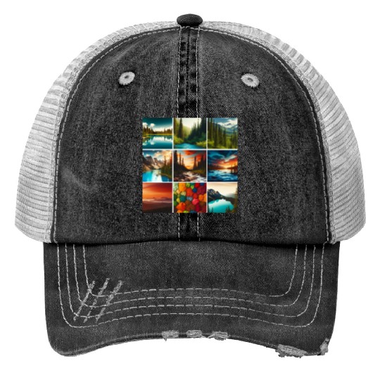 Nature Aesthetic Trucker Hats
