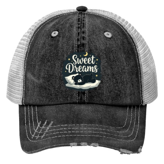 Teddy Bear Sweet Dreams Official Sleep Trucker Hats