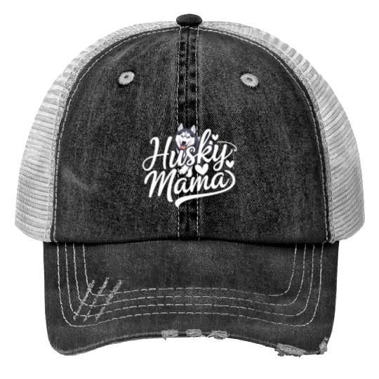Husky Mama Proudly Embrace Your Love for Huskies Trucker Hats