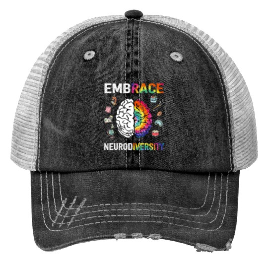 Embrace Neurodiversity Autism Awareness Trucker Hats