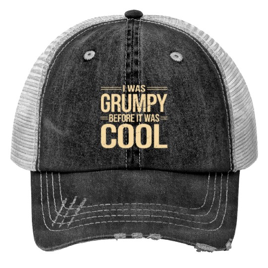 Grumpy Old Man Trucker Hats