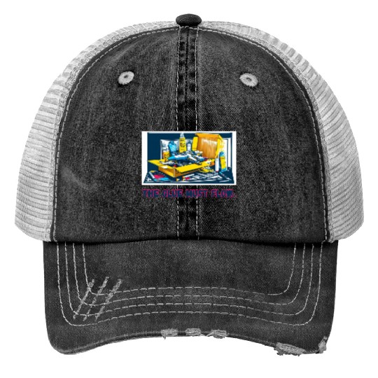 sci fi models glue must flow 1A NL Trucker Hats