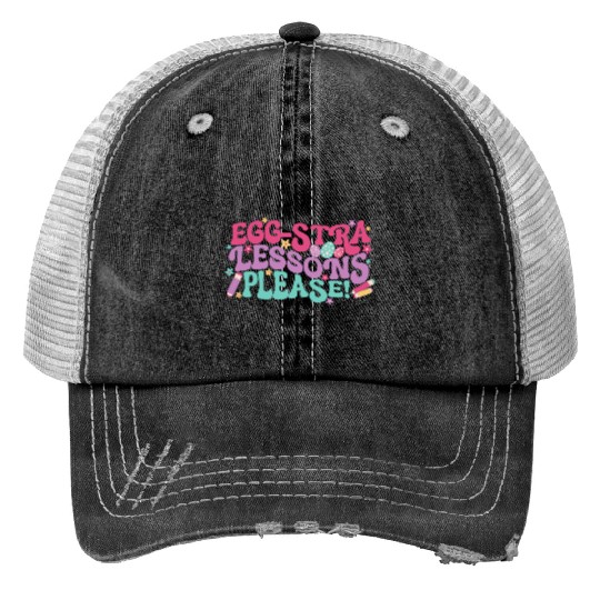 Funny Easter teacher Trucker Hats gift