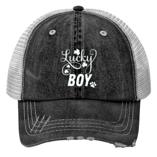 Lucky Boy St Patrick's Day Trucker Hats