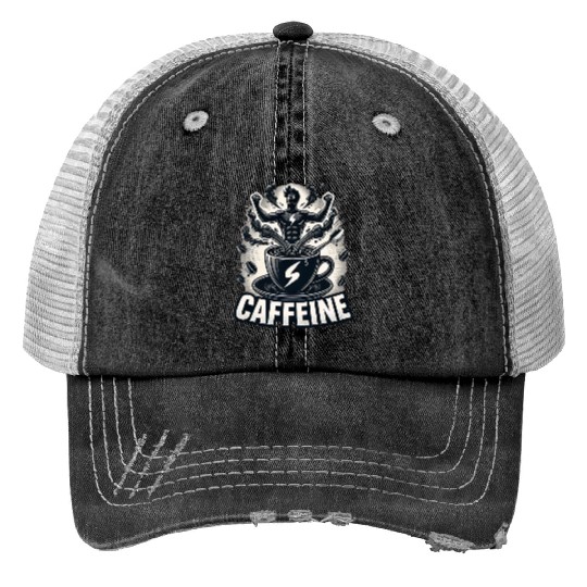 Caffeine Beast Trucker Hats